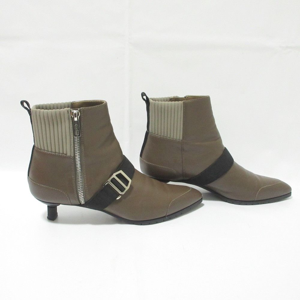 Hermes Hermes Hermes SHOCKY Leather Short Boots Leather Shoes DUTY FREE for USA Size ONE SIZE - 3 Thumbnail