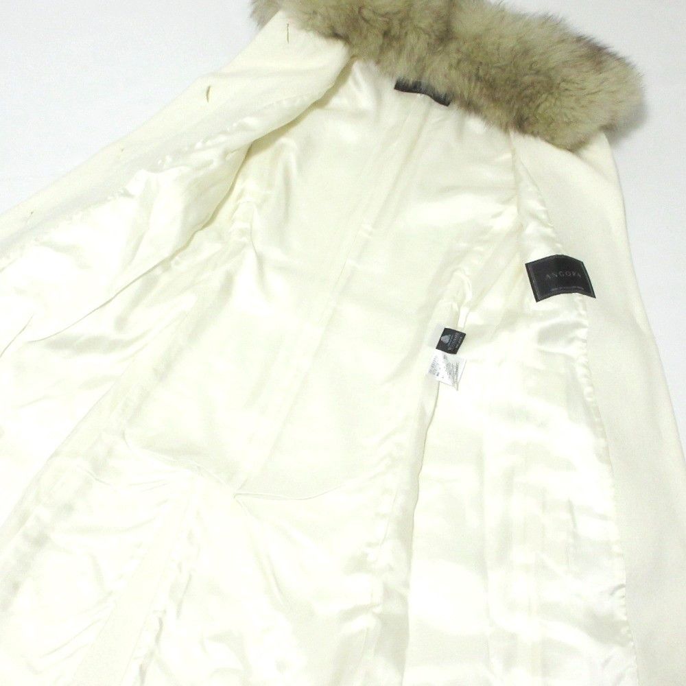 Other Other INED Saga Furs Fox Fur Angora Wool Coat Others Outerwear DUTY FREE for USA Size ONE SIZE - 5 Thumbnail