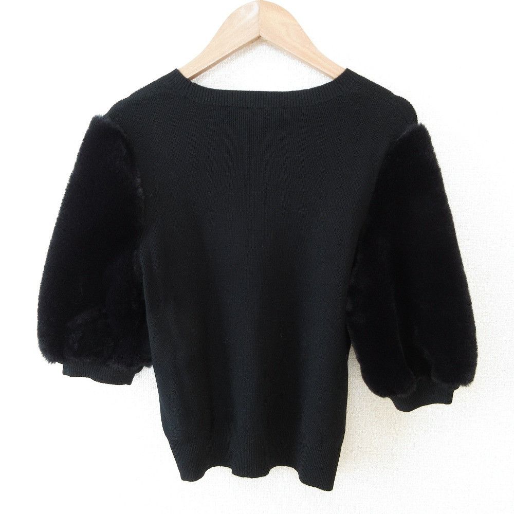 Other Other Aveniretoile Eco Fur Knit Pullover Others Tops DUTY FREE for USA Size ONE SIZE - 2 Thumbnail