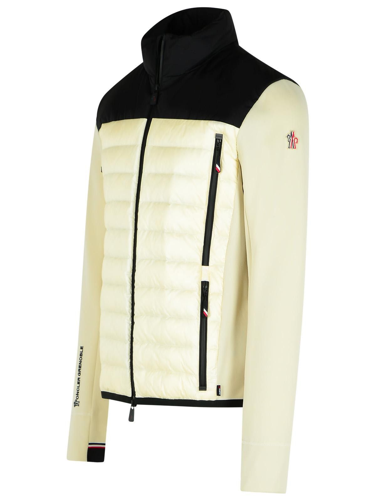 Moncler Grenoble MONCLER GRENOBLE Beige/Black Padded Sweatshirt In Polyester Blend Size US M / EU 48-50 / 2 - 2 Thumbnail