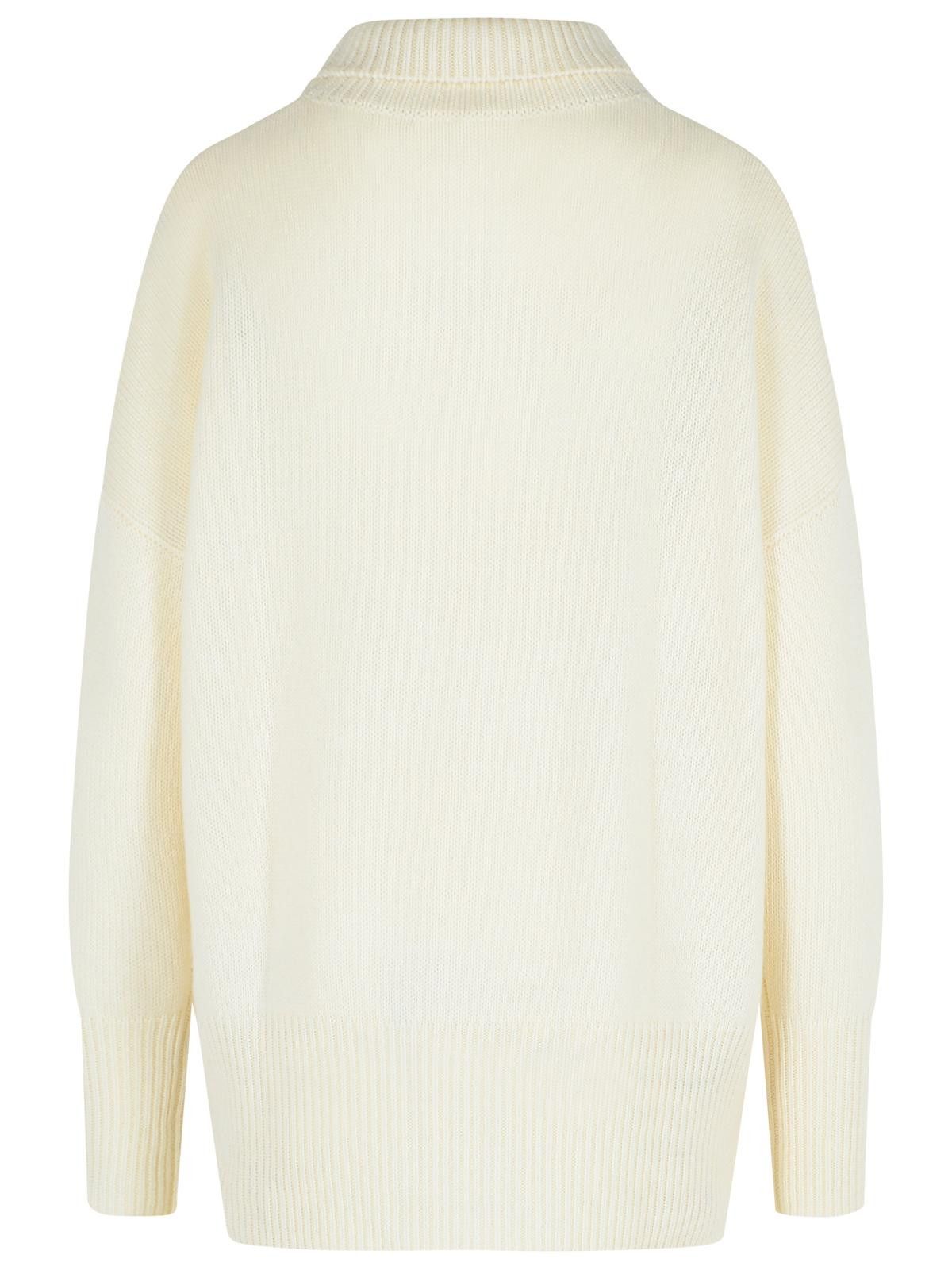 Lisa Yang LISA YANG 'Heidi' Cream Cashmere Sweater Size S / US 4 / IT 40 - 3 Thumbnail