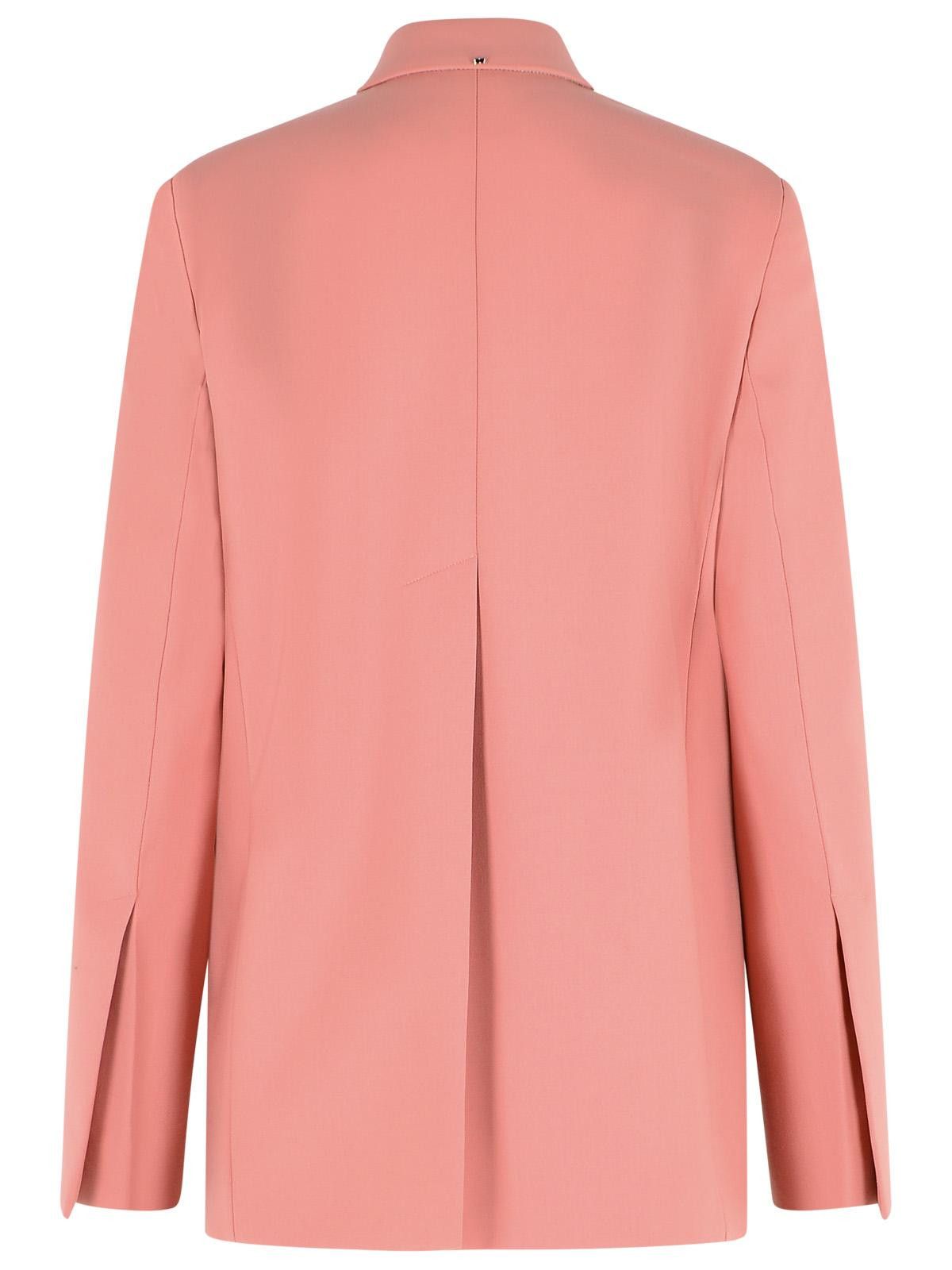 Sportmax SPORTMAX 'Esule' Straight Blazer In Antique Pink Virgin Wool Size S / US 4 / IT 40 - 3 Thumbnail