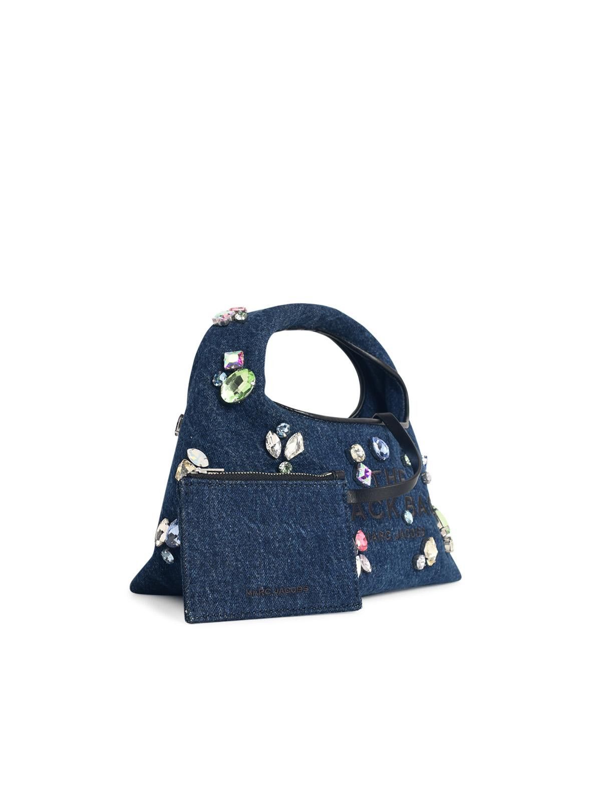 Marc Jacobs MARC JACOBS (THE) 'Mini Sack Gem' Blue Cotton Bag Size ONE SIZE - 2 Thumbnail