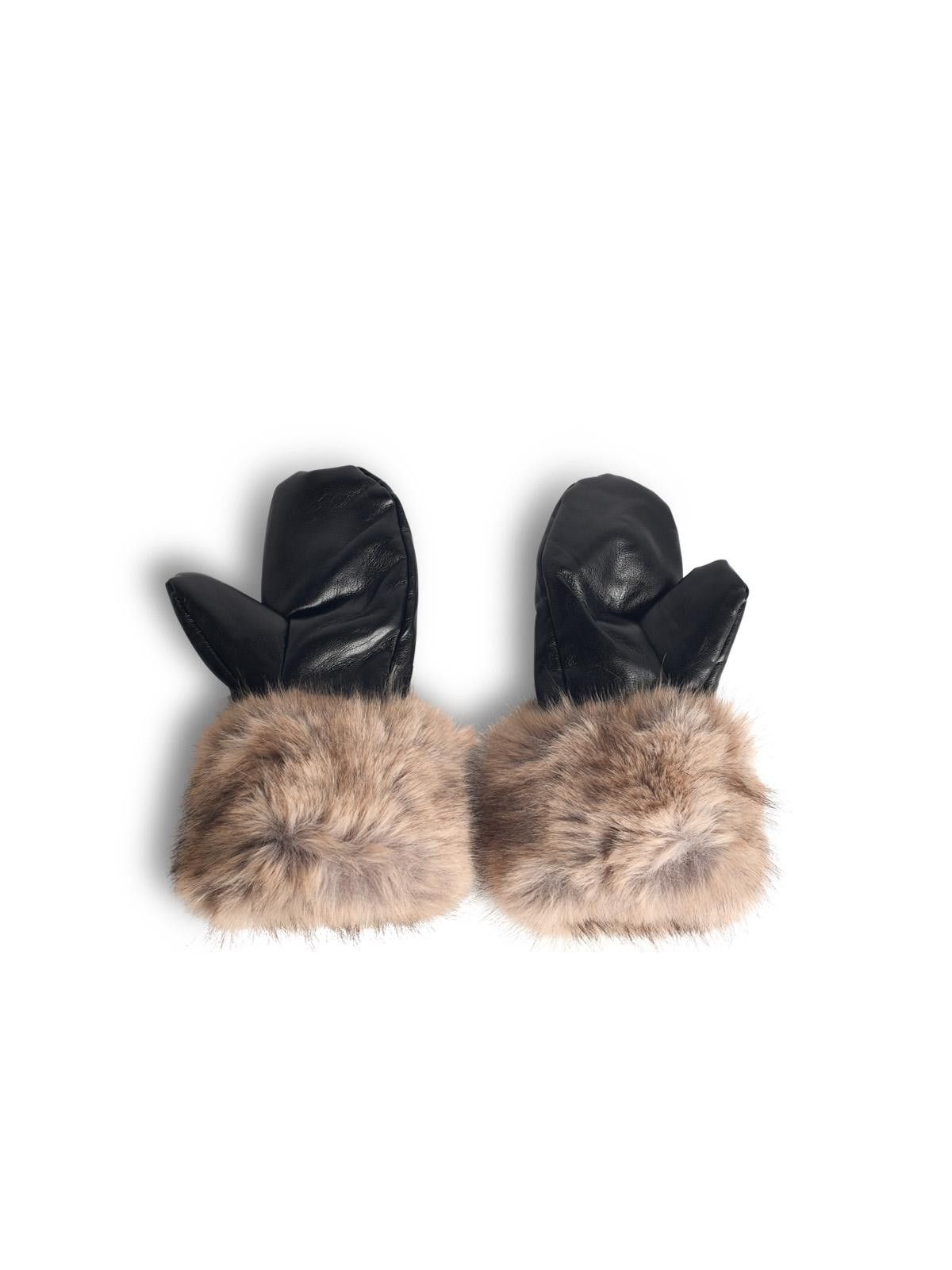 STAND STUDIO STAND STUDIO 'Jane' Black Faux Leather Gloves Size ONE SIZE - 2 Thumbnail