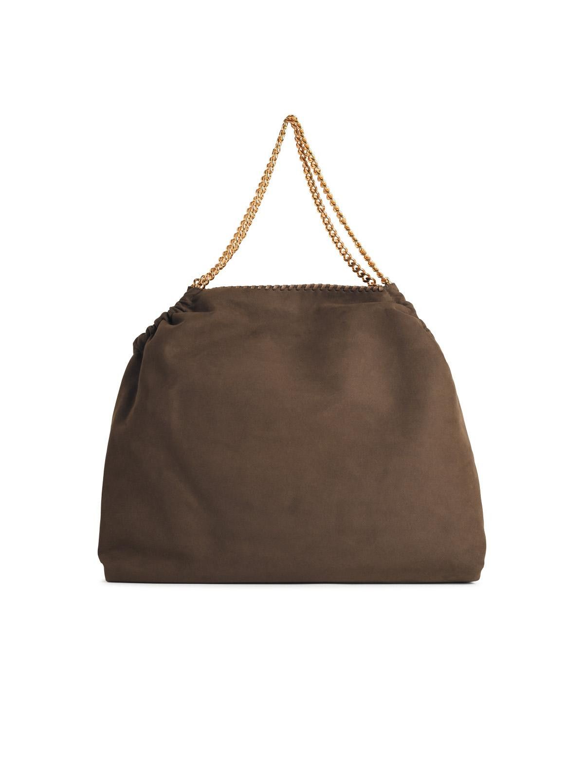 Stella McCartney STELLA McCARTNEY 'Tote Falabella' Brown Vegan Leather Bag With Drawstring Size ONE SIZE - 3 Thumbnail