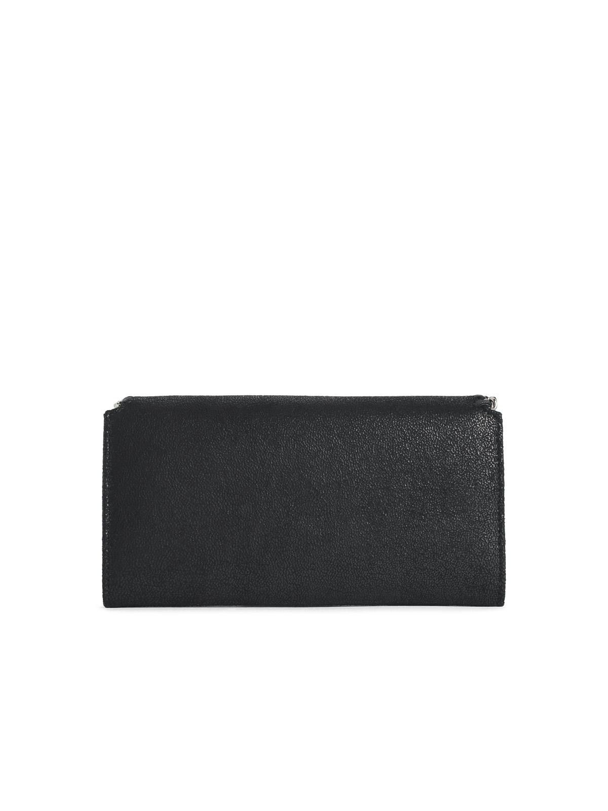 Stella McCartney STELLA McCARTNEY 'Continental' Wallet With 'Falabella' Flap In Black Eco Pele Size ONE SIZE - 3 Thumbnail