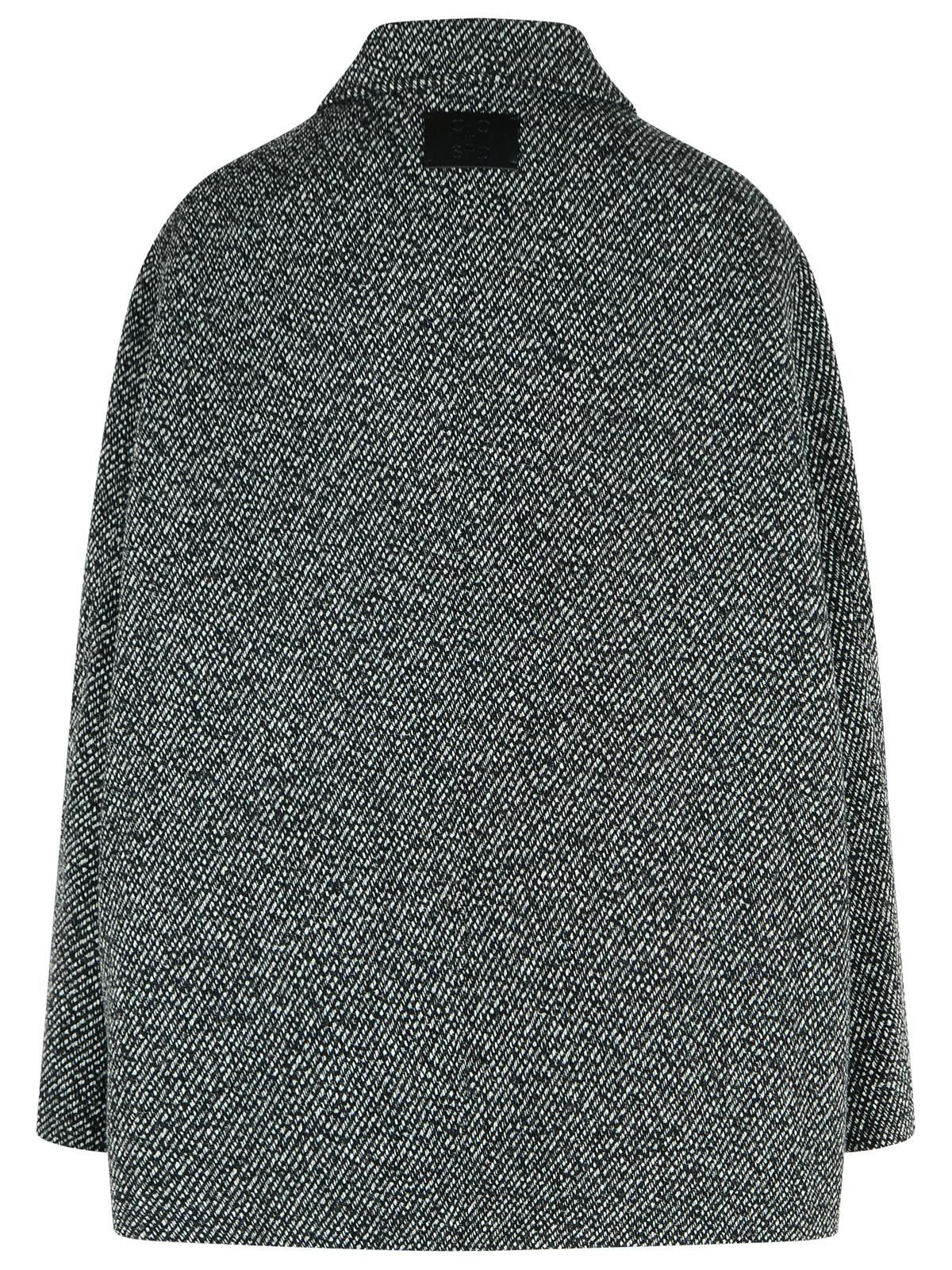 CLOSED CLOSED Melange Grey Wool Blend Coat Size XS / US 0-2 / IT 36-38 - 3 Thumbnail