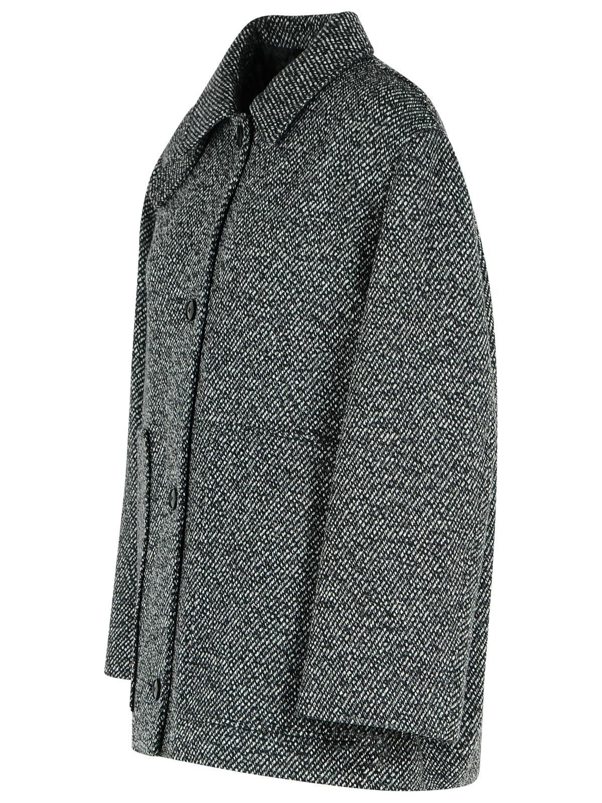 CLOSED CLOSED Melange Grey Wool Blend Coat Size XS / US 0-2 / IT 36-38 - 2 Thumbnail