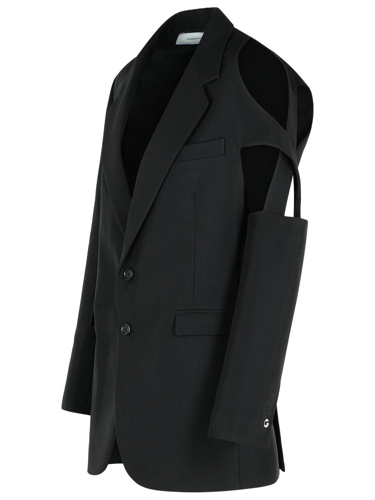 Coperni COPERNI 'Cutout' Black Polyester Blazer Size XS / US 0-2 / IT 36-38 - 2 Thumbnail