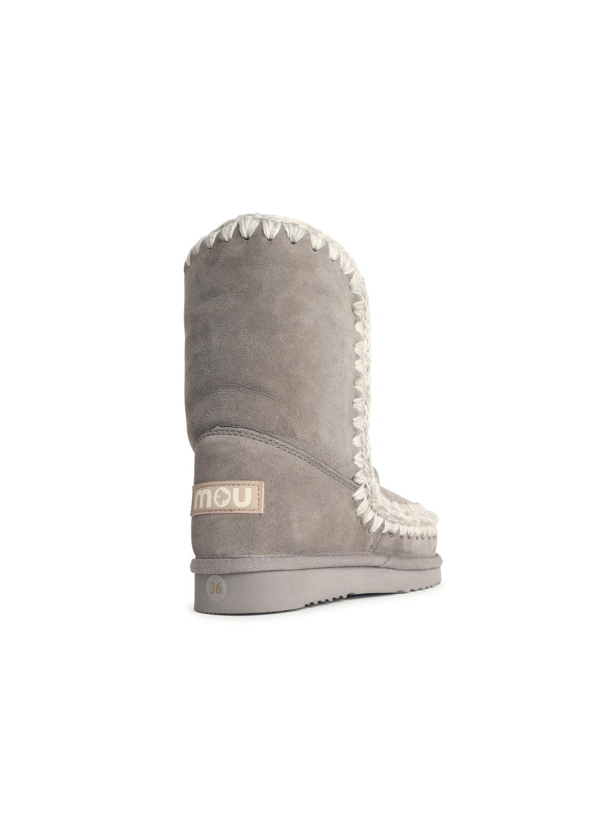 Mou MOU 'Eskimo 24' Grey Suede Ankle Boots Size US 6 / IT 36 - 3 Thumbnail
