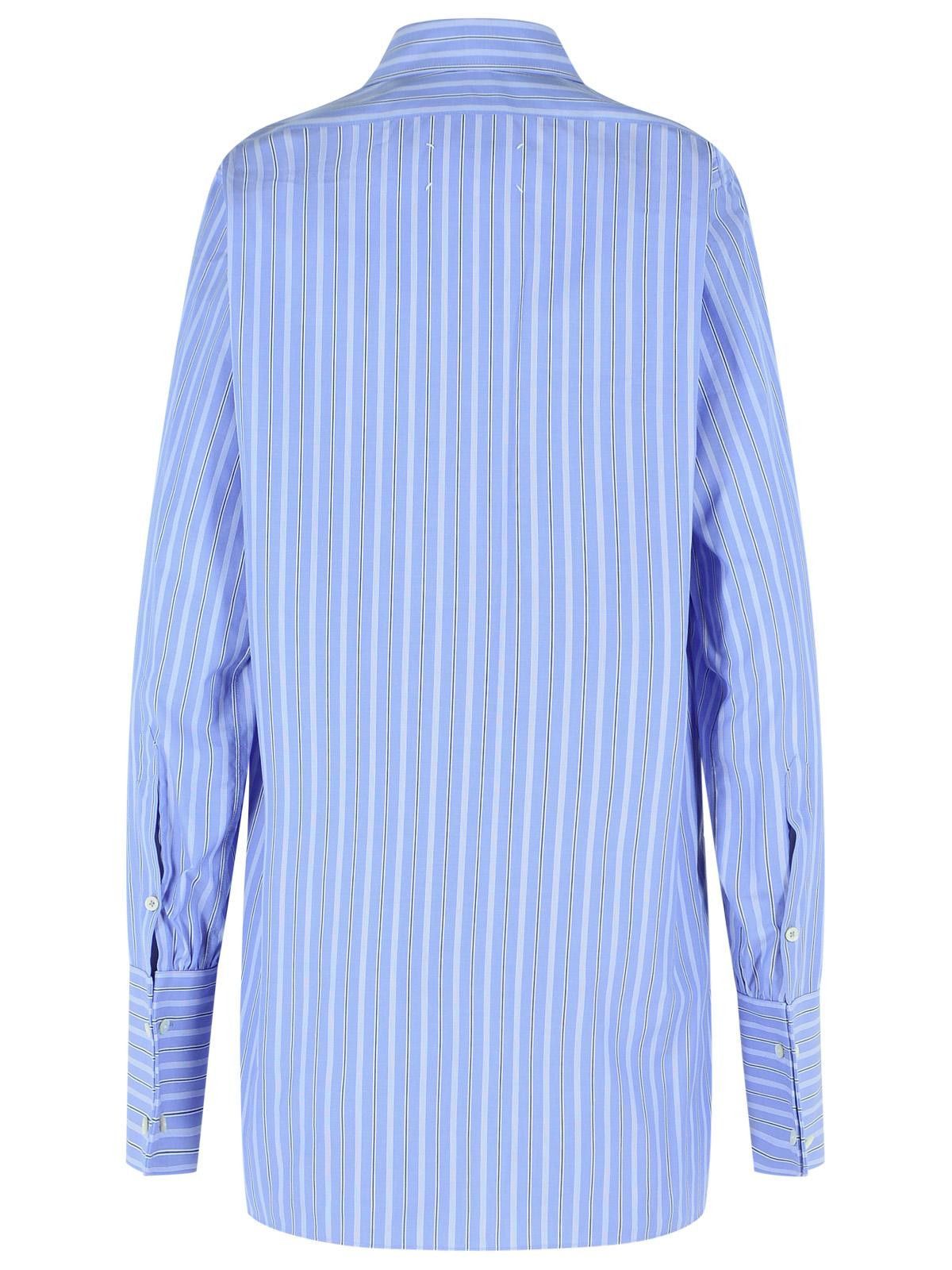 Maison Margiela MAISON MARGIELA Light Blue Cotton Shirt Size S / US 4 / IT 40 - 3 Thumbnail