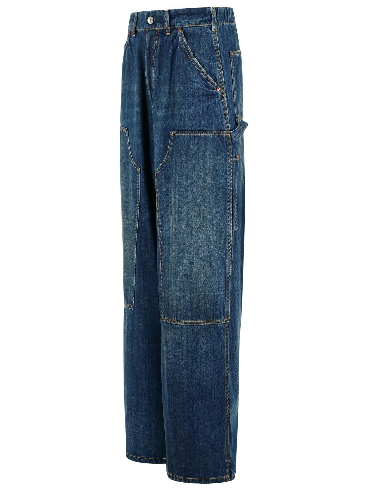 Maison Margiela MAISON MARGIELA 'Carpenter' Blue Cotton Jeans Size 28" / US 6 / IT 42 - 2 Thumbnail