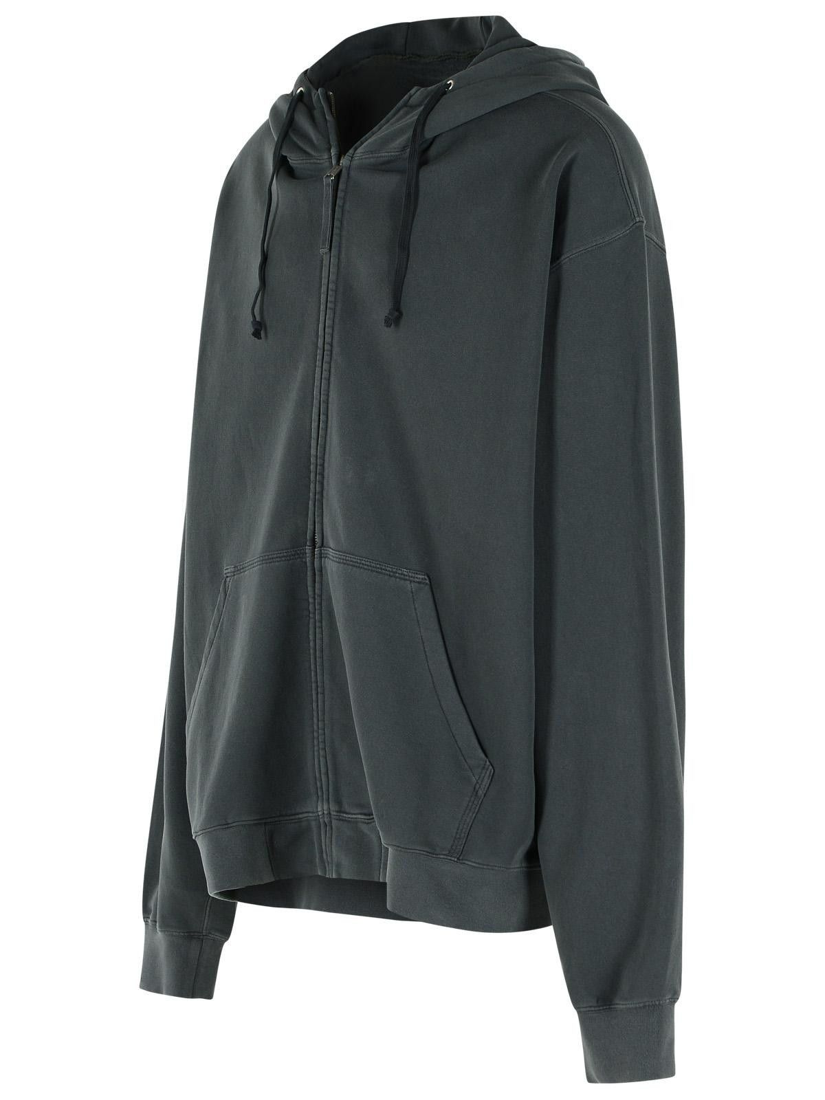 Maison Margiela MAISON MARGIELA Gray Cotton Sweatshirt Size US S / EU 44-46 / 1 - 2 Thumbnail