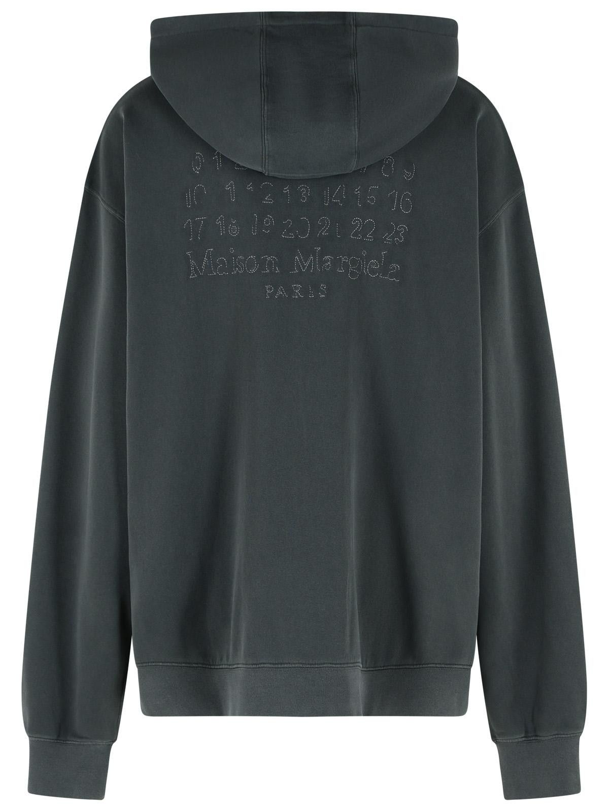 Maison Margiela MAISON MARGIELA Gray Cotton Sweatshirt Size US S / EU 44-46 / 1 - 3 Thumbnail