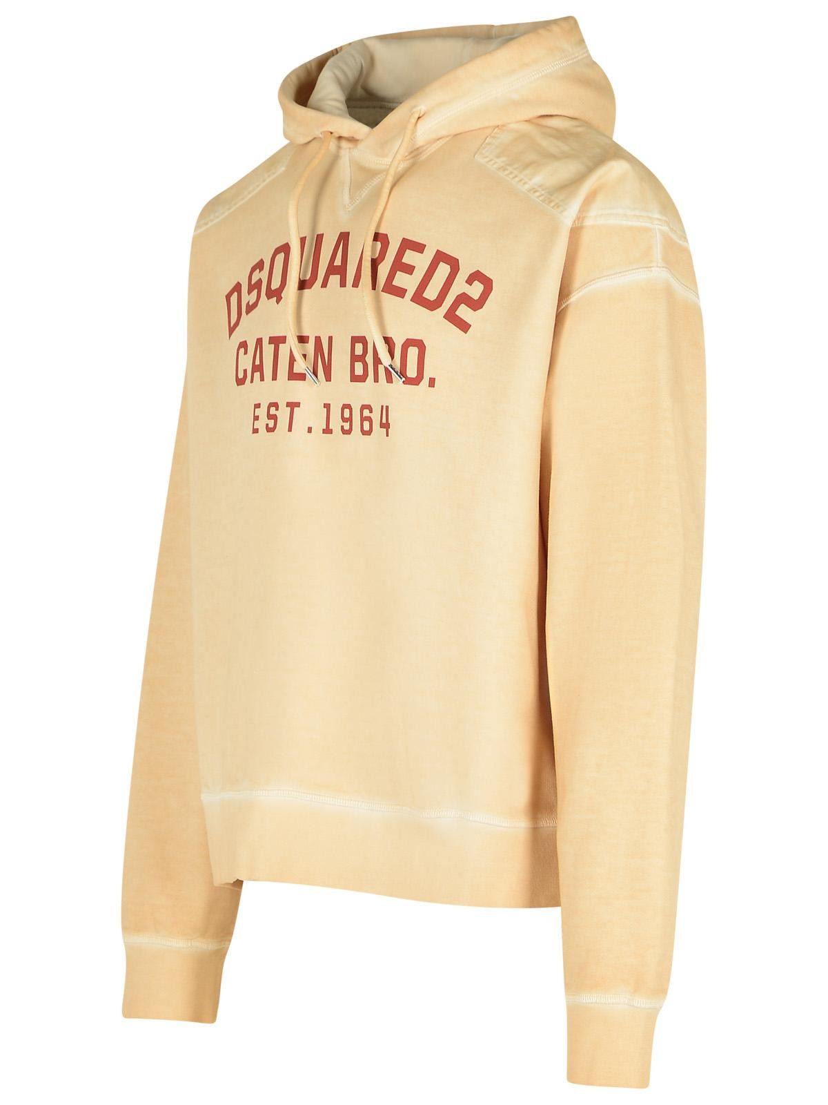 Dsquared2 DSQUARED2 'Cipro' Sand Cotton Sweatshirt Size US XL / EU 56 / 4 - 2 Thumbnail