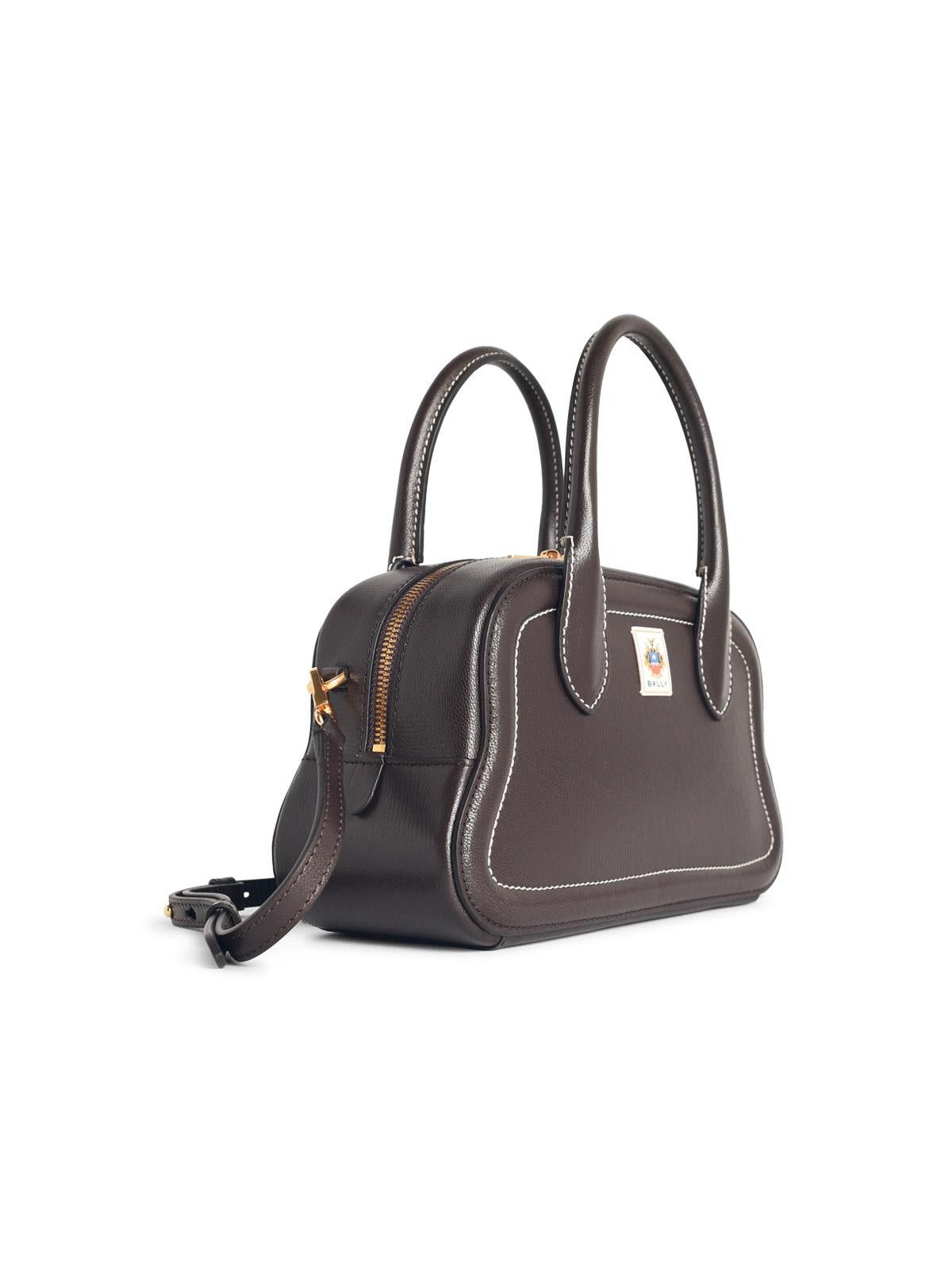 Bally BALLY Unda' Ebony Garnet Leather Bag Size ONE SIZE - 2 Thumbnail