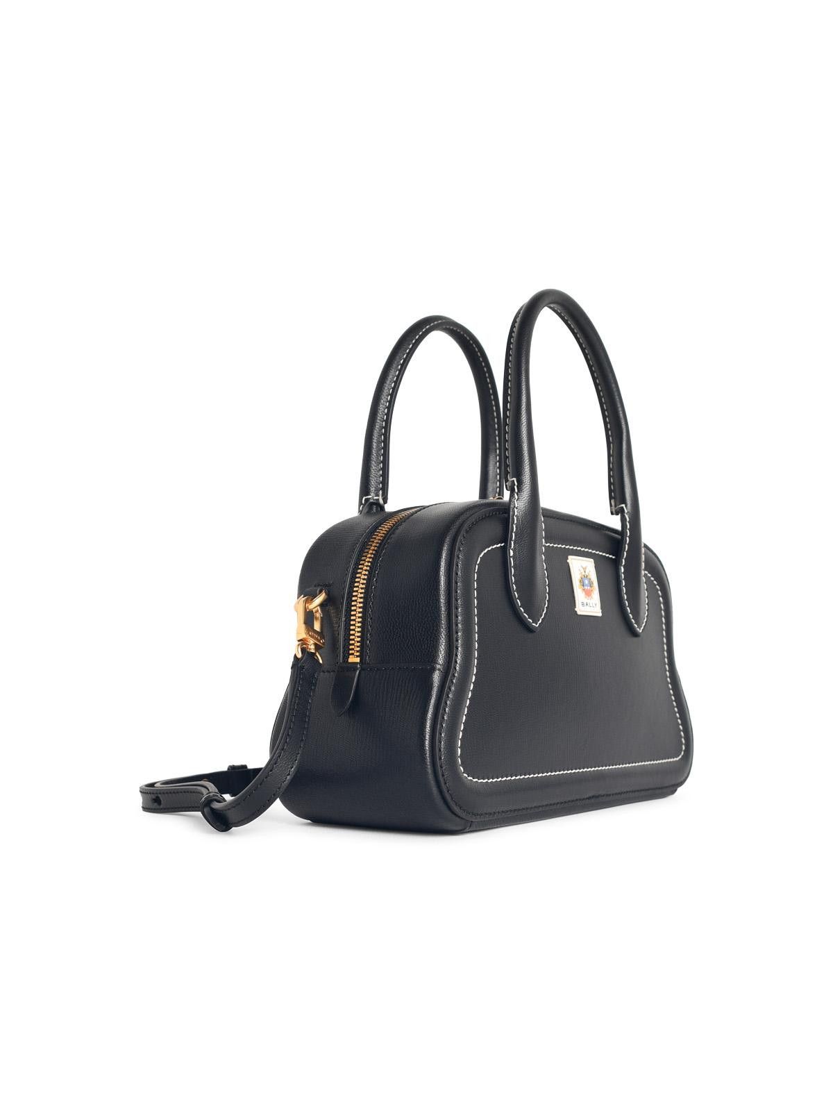 Bally BALLY 'Unda' Black Grenade Leather Bag Size ONE SIZE - 2 Thumbnail