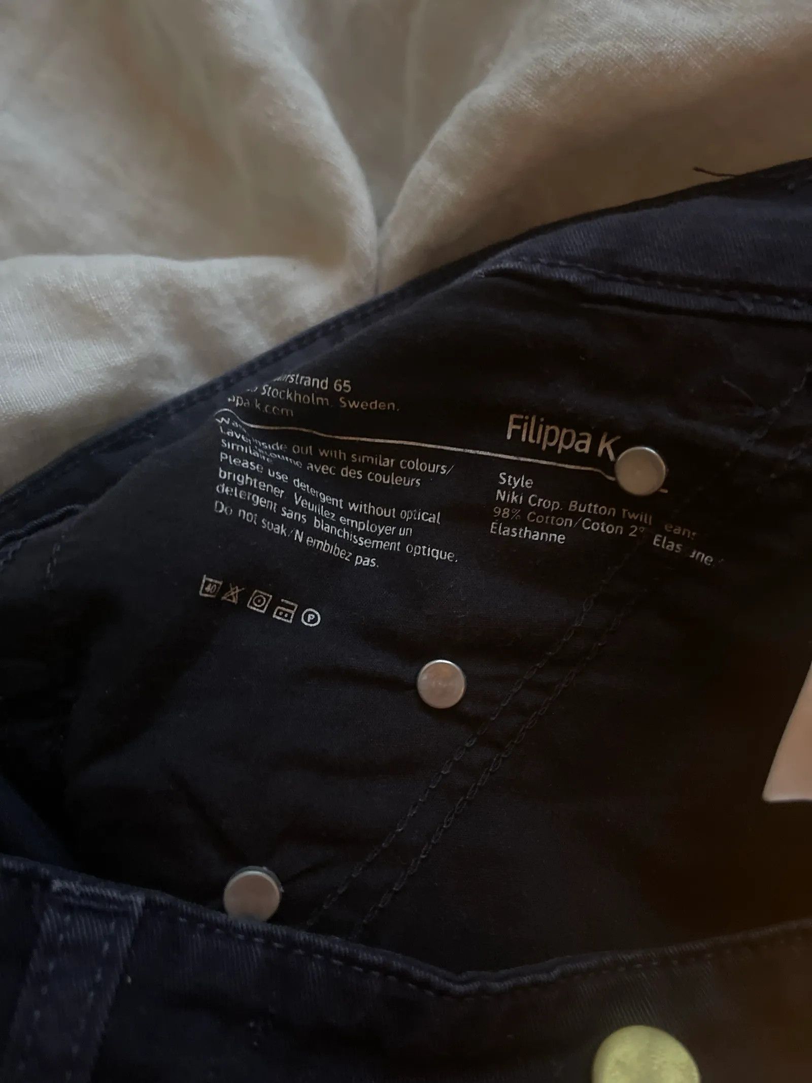 Filippa K Filippa K Twill Jeans Pants Size 28" / US 6 / IT 42 - 3 Thumbnail