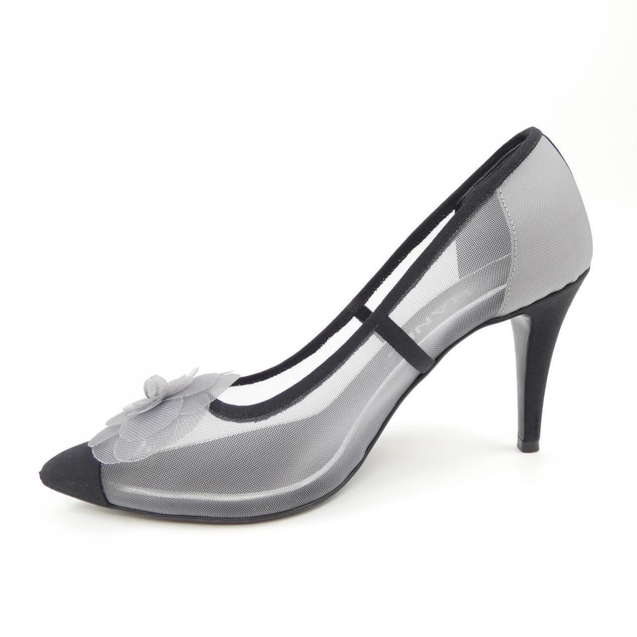 Chanel Chanel Chanel G34534Y52423 Mesh Grosgrain Pumps Others Shoes G34534Y52423 DUTY FREE for USA Size ONE SIZE - 2 Thumbnail