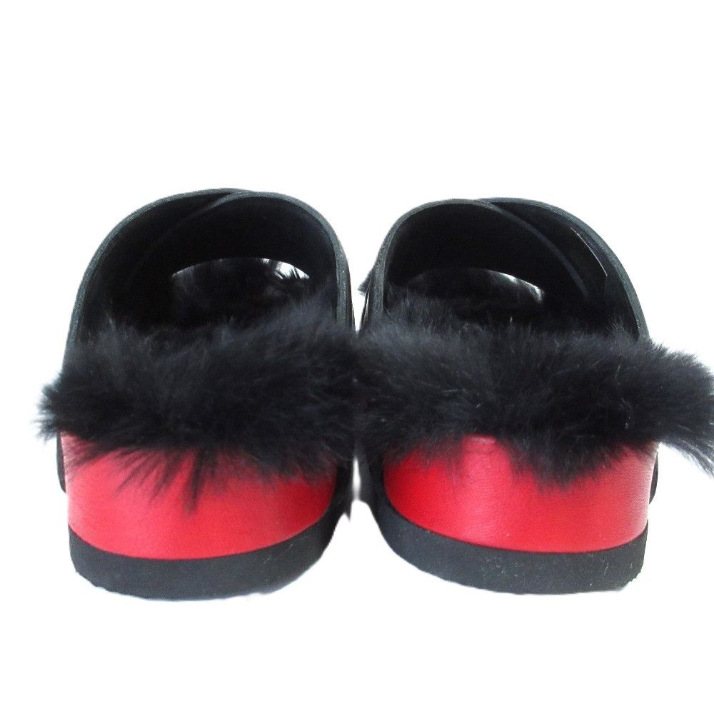 Celine Celine Celine Cross Belt Flat Fur Sandals Natural Material Shoes DUTY FREE for USA Size ONE SIZE - 6 Thumbnail