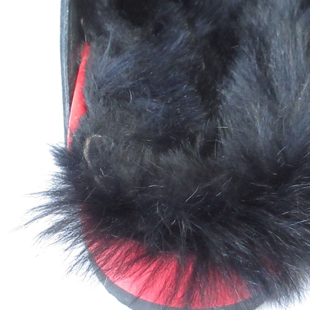 Celine Celine Celine Cross Belt Flat Fur Sandals Natural Material Shoes DUTY FREE for USA Size ONE SIZE - 14 Thumbnail