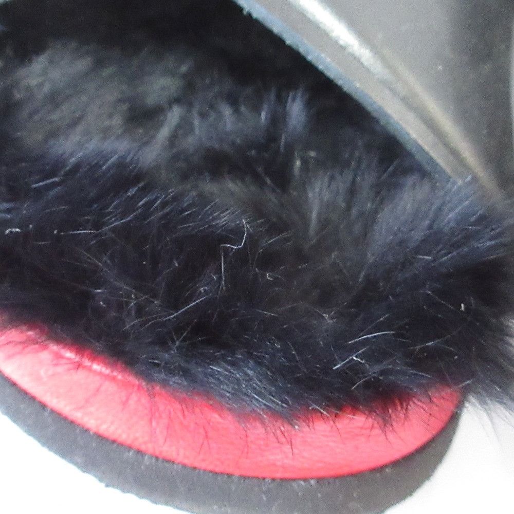 Celine Celine Celine Cross Belt Flat Fur Sandals Natural Material Shoes DUTY FREE for USA Size ONE SIZE - 13 Thumbnail