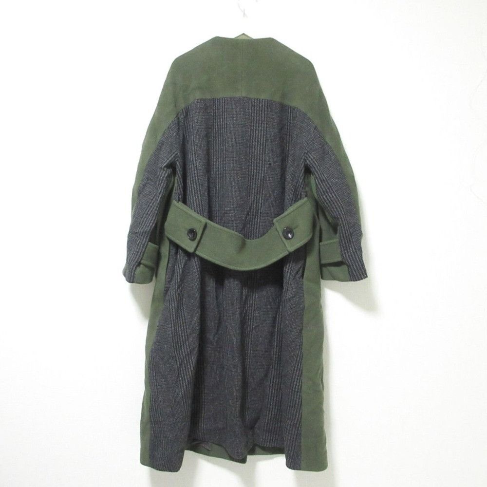 Other Other UNITED TOKYO Back Check No Collar Long Coat Others Outerwear DUTY FREE for USA Size ONE SIZE - 2 Thumbnail