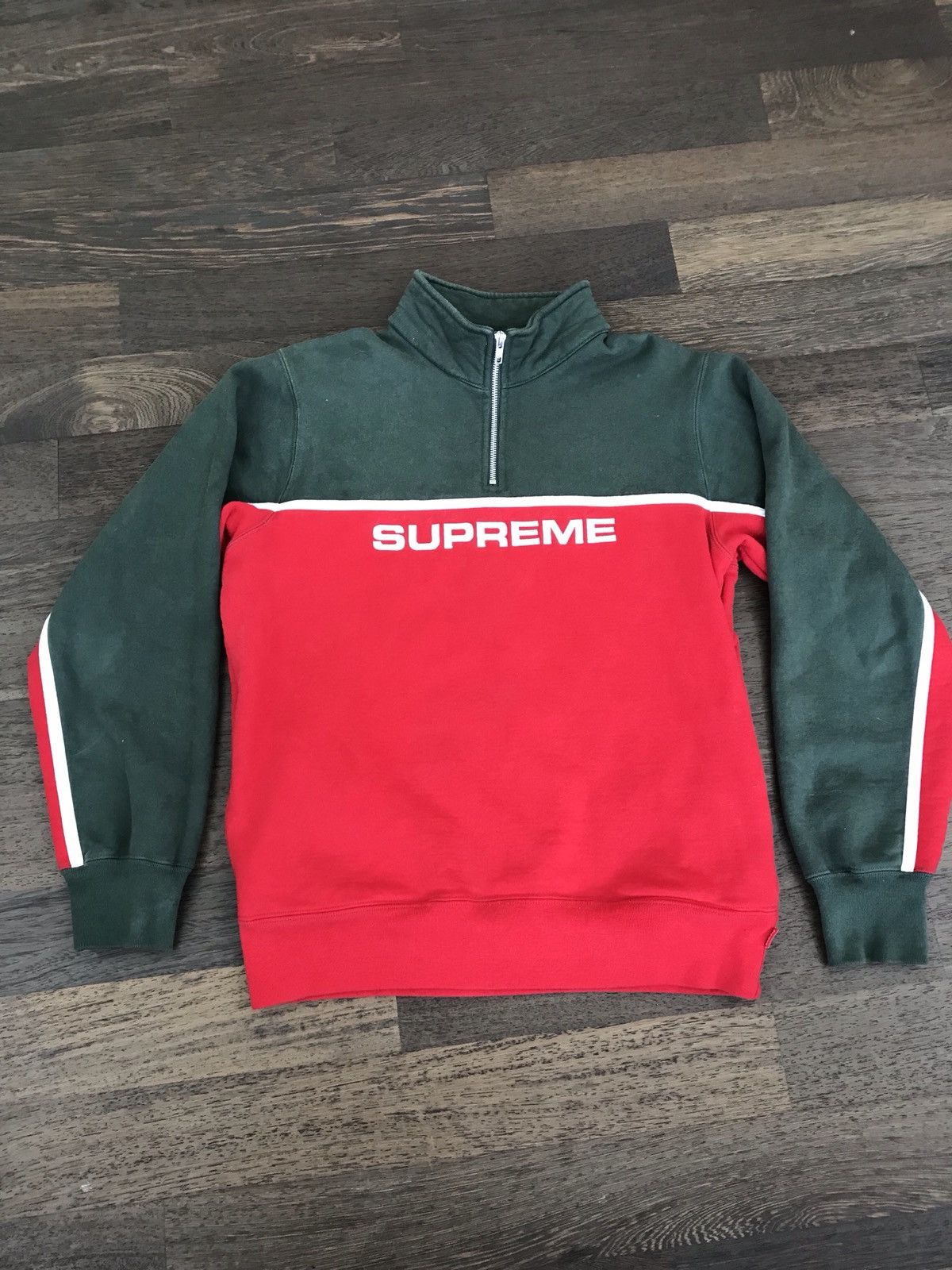 Supreme two sale tone half zip