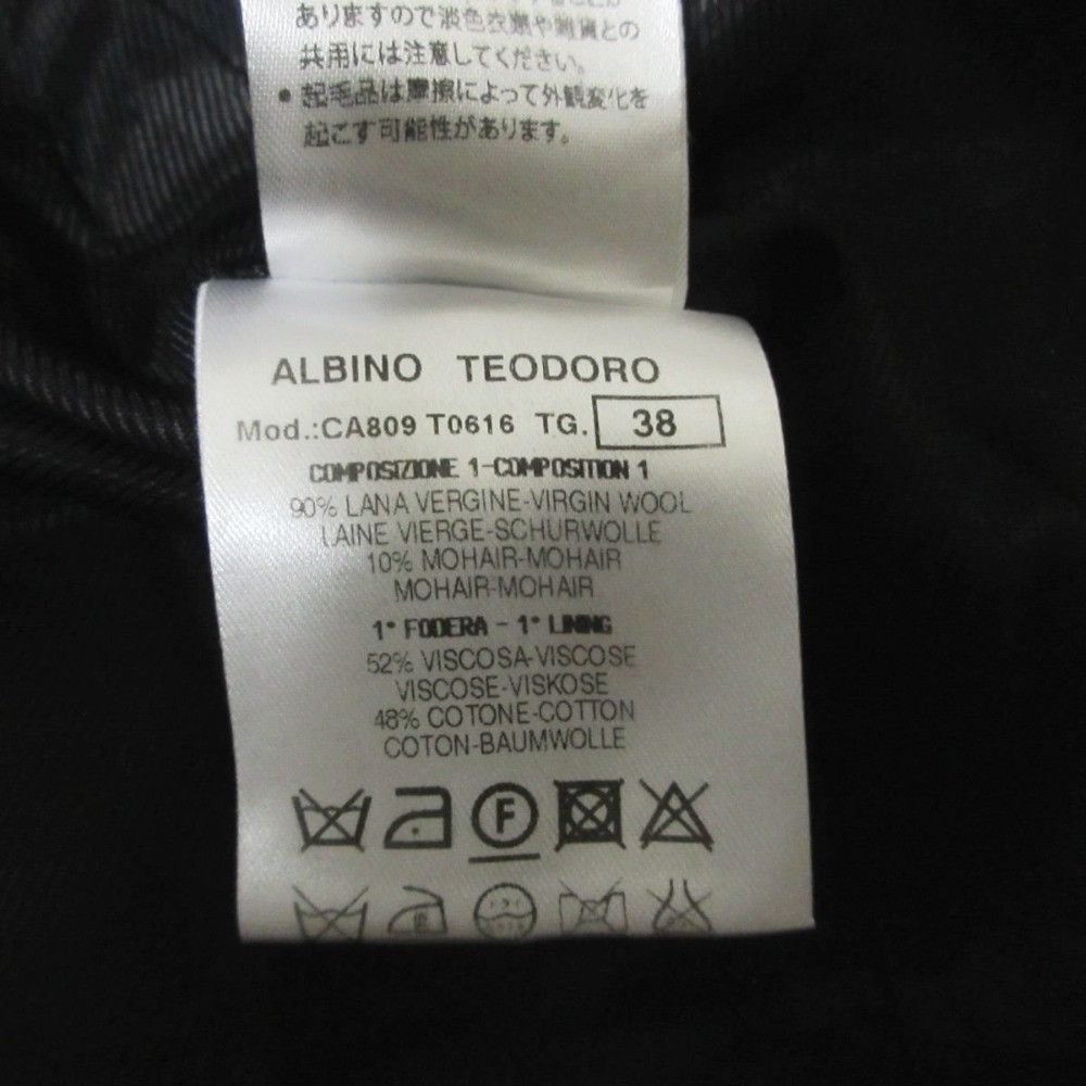 Other Other ALBINO TEODORO Mohair Blend Long Double Coat Others Outerwear DUTY FREE for USA Size ONE SIZE - 7 Thumbnail