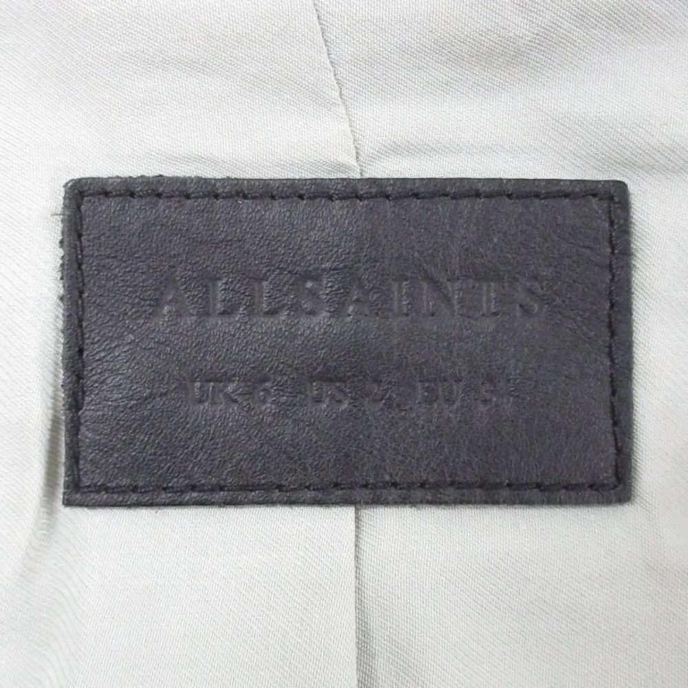 Other Other All Saints Balfern Leather Biker Jacket Leather Outerwear DUTY FREE for USA Size ONE SIZE - 4 Thumbnail