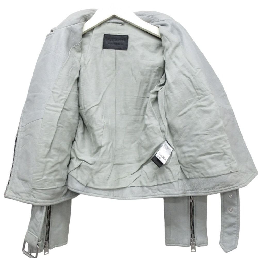 Other Other All Saints Balfern Leather Biker Jacket Leather Outerwear DUTY FREE for USA Size ONE SIZE - 3 Thumbnail