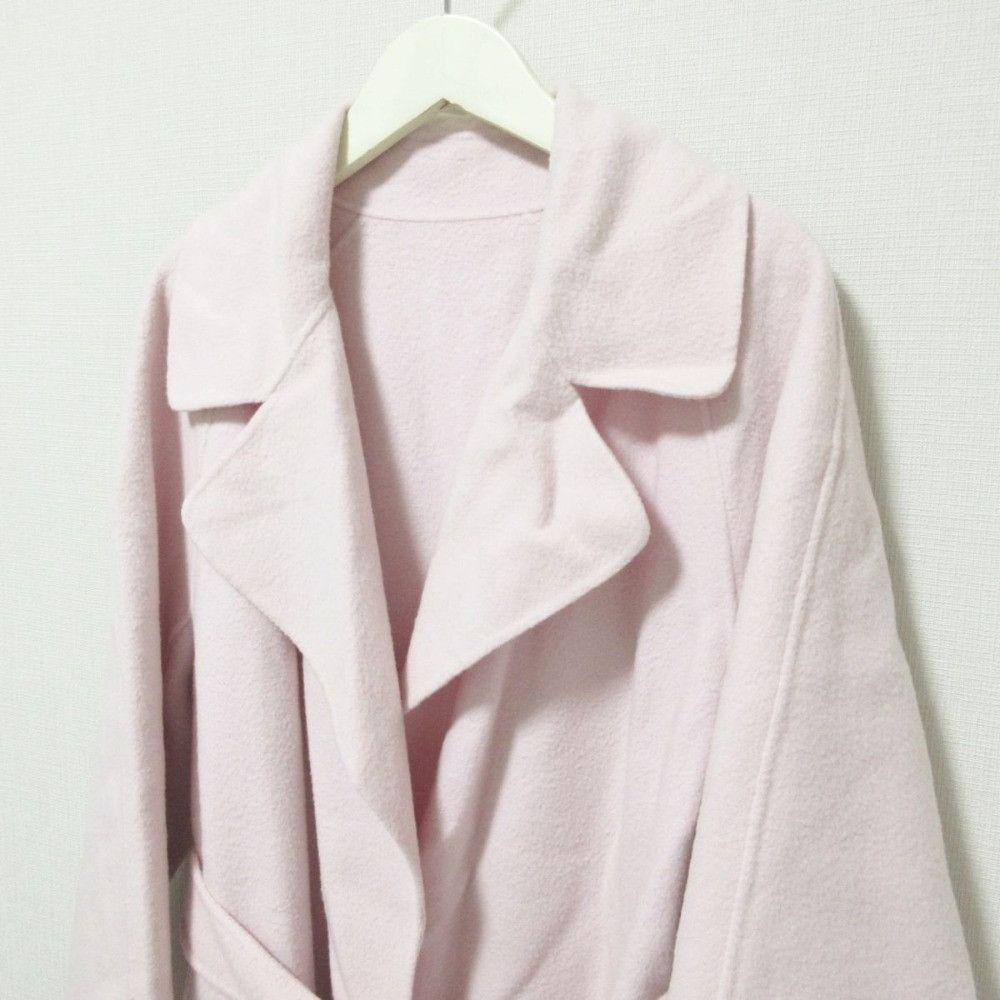 Other Other ANAYI Wool Long Coat Leather Outerwear DUTY FREE for USA Size ONE SIZE - 4 Thumbnail