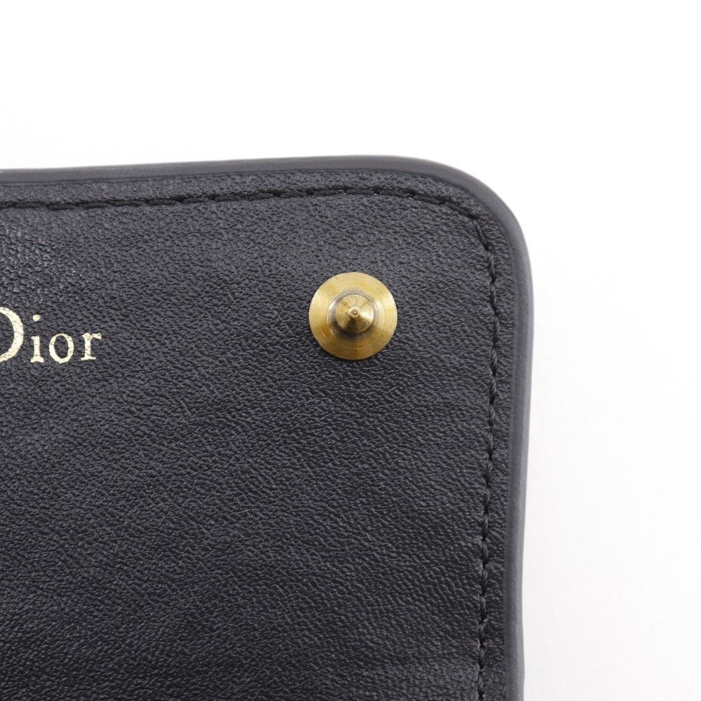 Dior Dior Dior Compact Wallet Calf Compact Wallet Leather Short Wallet DUTY FREE for USA Size ONE SIZE - 8 Thumbnail