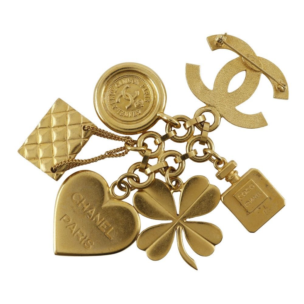 Chanel Chanel Chanel Icon Charm Brooch Metal Brooch DUTY FREE for USA Size ONE SIZE - 2 Thumbnail