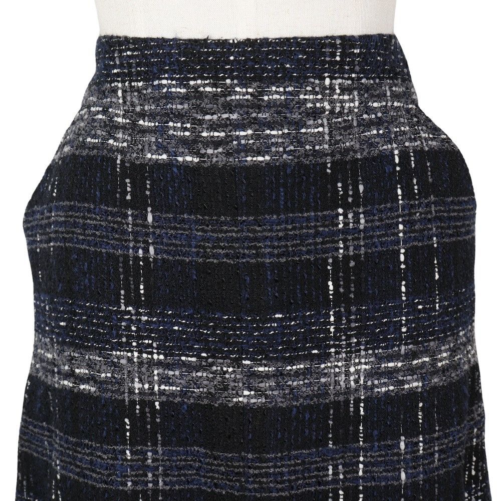 Chanel Chanel Chanel Tweed Cotton Nylon Skirt Cotton Skirts P26088V16545 DUTY FREE for USA Size ONE SIZE - 2 Thumbnail