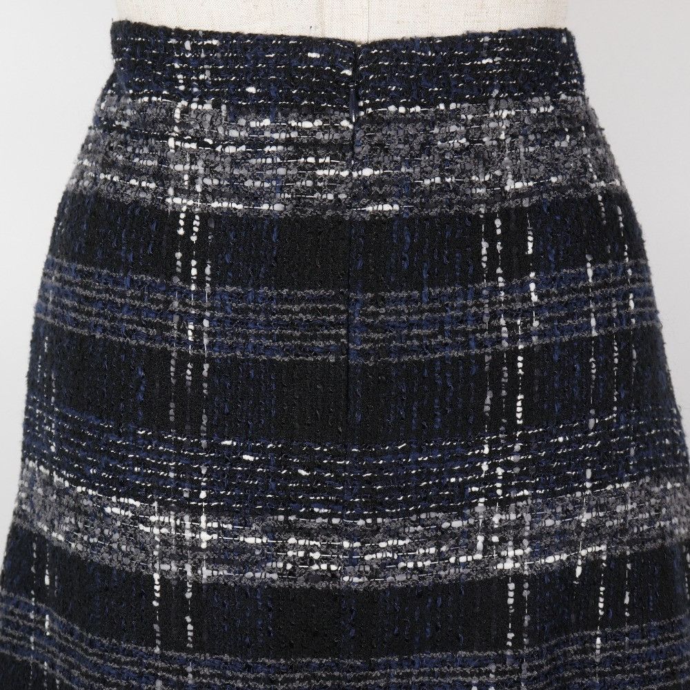 Chanel Chanel Chanel Tweed Cotton Nylon Skirt Cotton Skirts P26088V16545 DUTY FREE for USA Size ONE SIZE - 4 Thumbnail