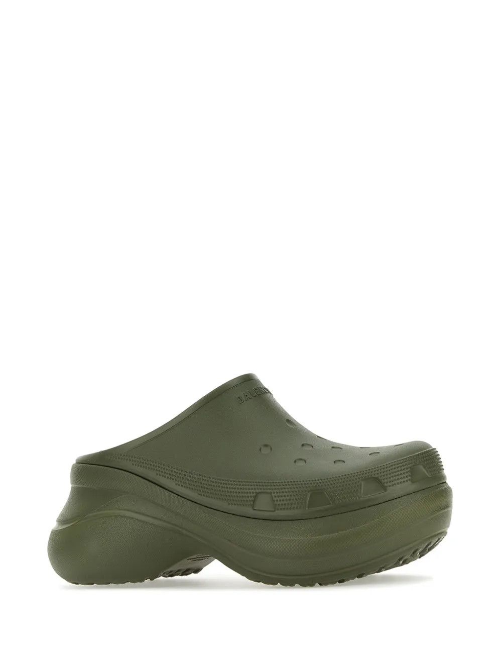 Balenciaga Balenciaga Rubber Crocs Mule Slides in khaki Size US 7 / EU 40 - 2 Thumbnail