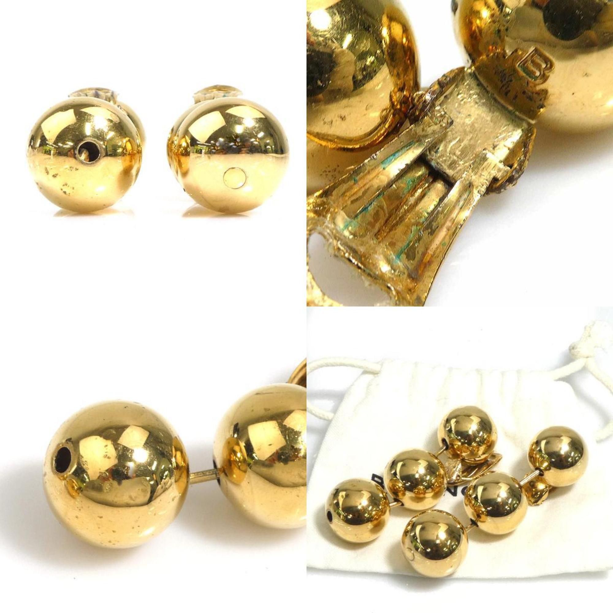 Balenciaga Balenciaga earrings, metal, gold, women's, h31649a Size ONE SIZE - 5 Thumbnail