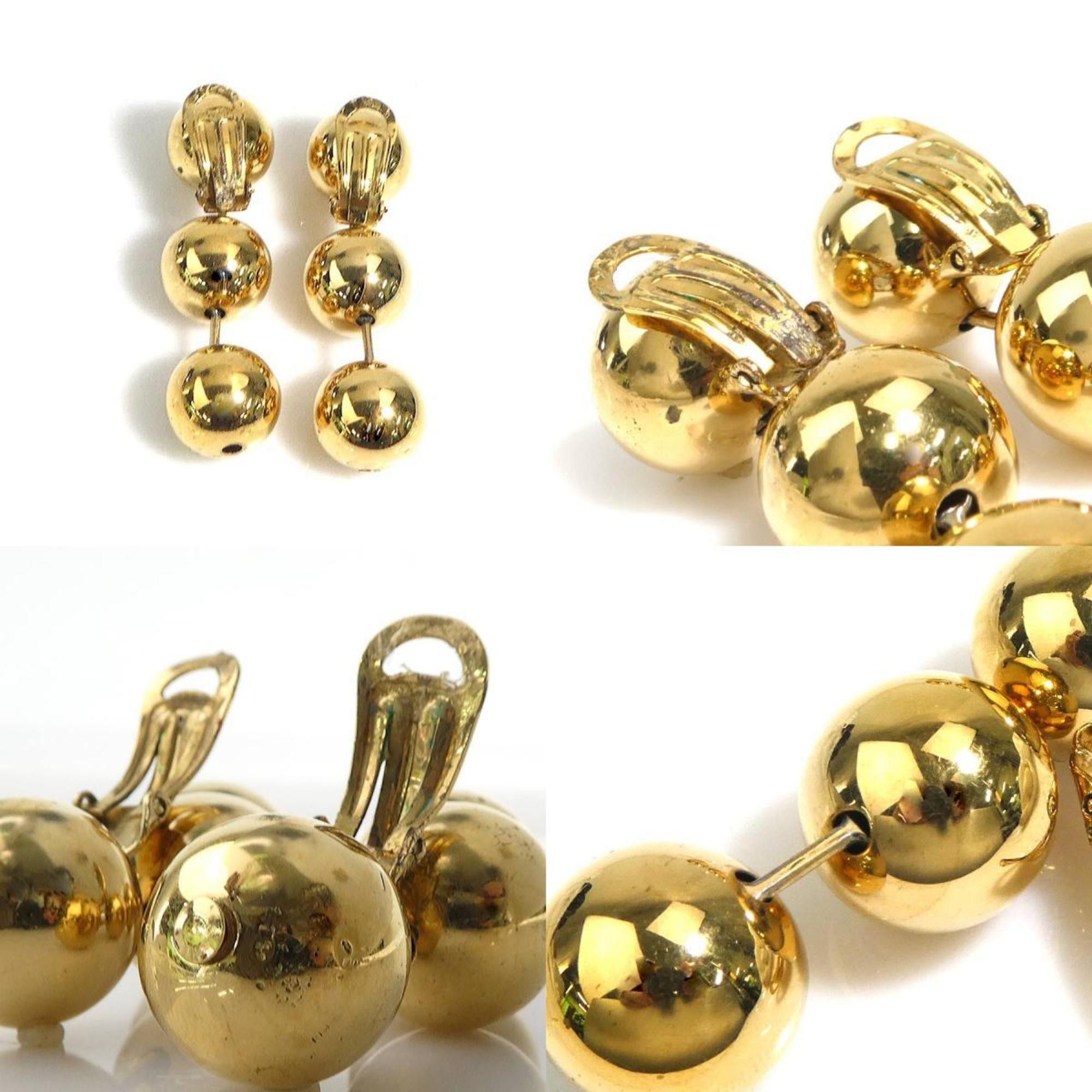 Balenciaga Balenciaga earrings, metal, gold, women's, h31649a Size ONE SIZE - 4 Thumbnail
