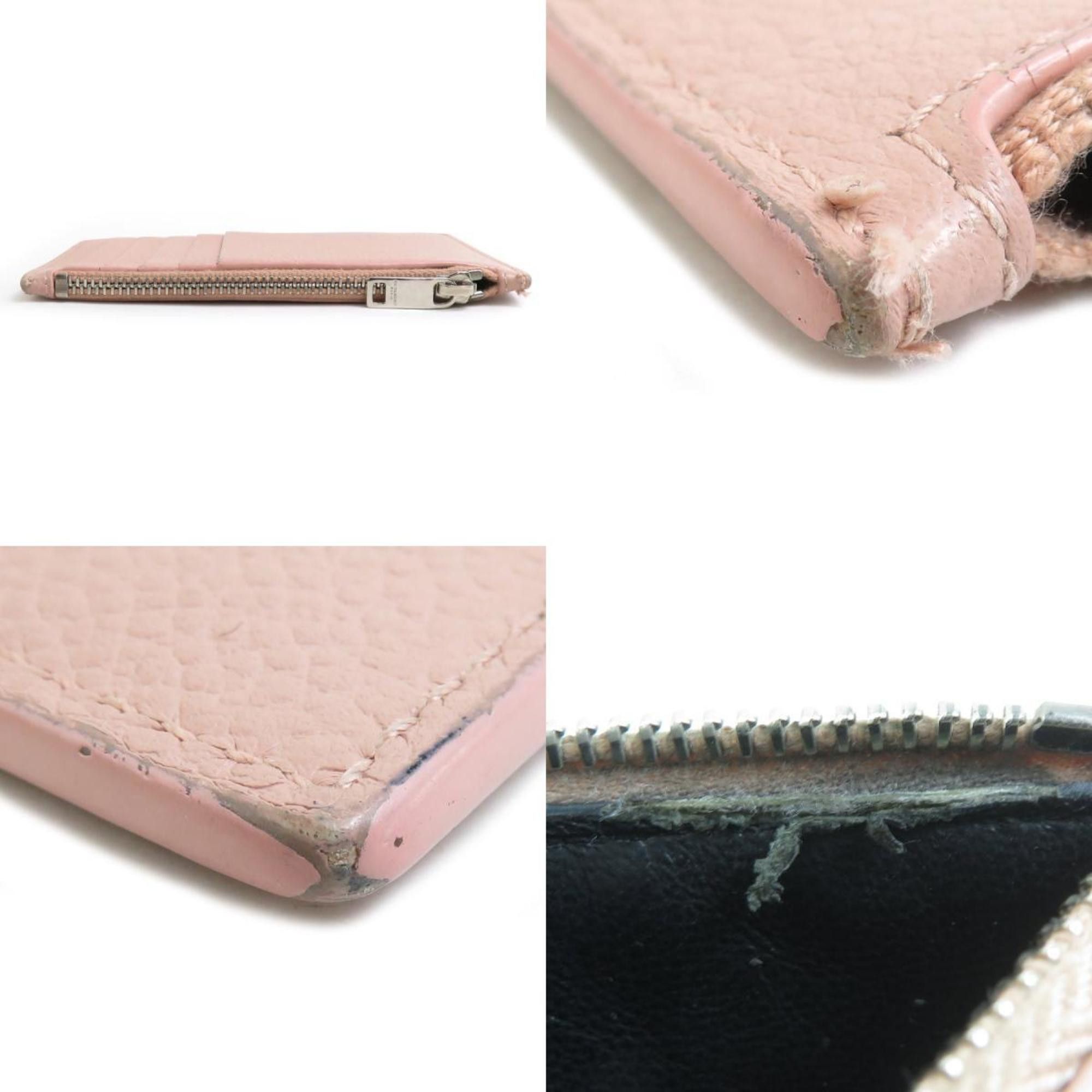Yves Saint Laurent Yves Saint Laurent wallet/coin case, pink leather, women's, r10855a Size ONE SIZE - 4 Thumbnail