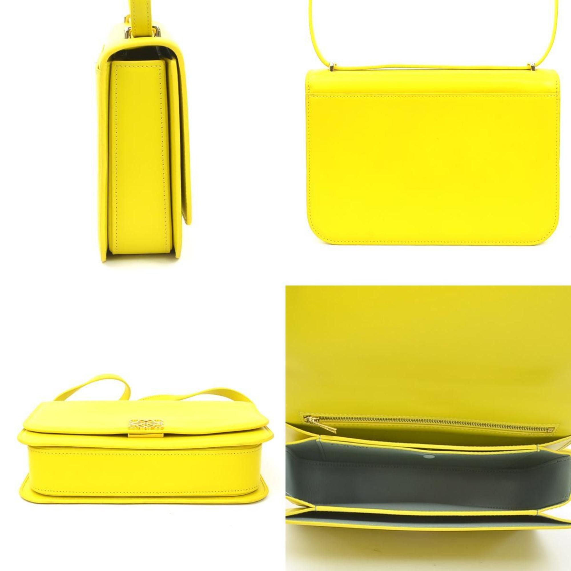 Loewe LOEWE Goya Small Shoulder Bag in Yellow Gold, Leather, Women's, e61015a Size ONE SIZE - 2 Thumbnail
