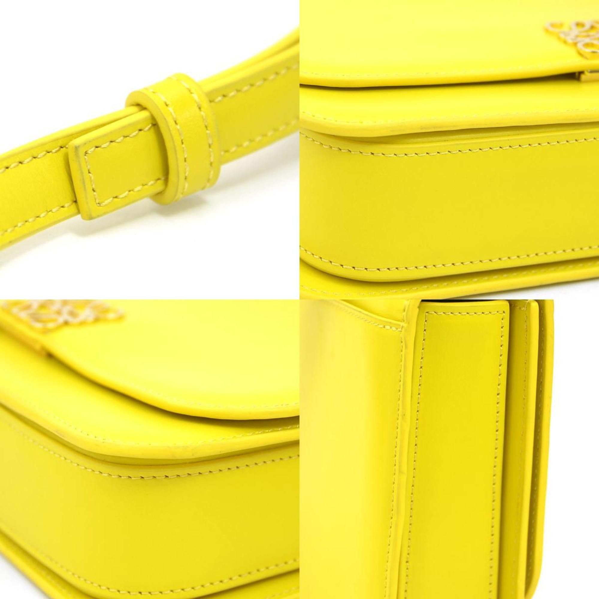 Loewe LOEWE Goya Small Shoulder Bag in Yellow Gold, Leather, Women's, e61015a Size ONE SIZE - 4 Thumbnail