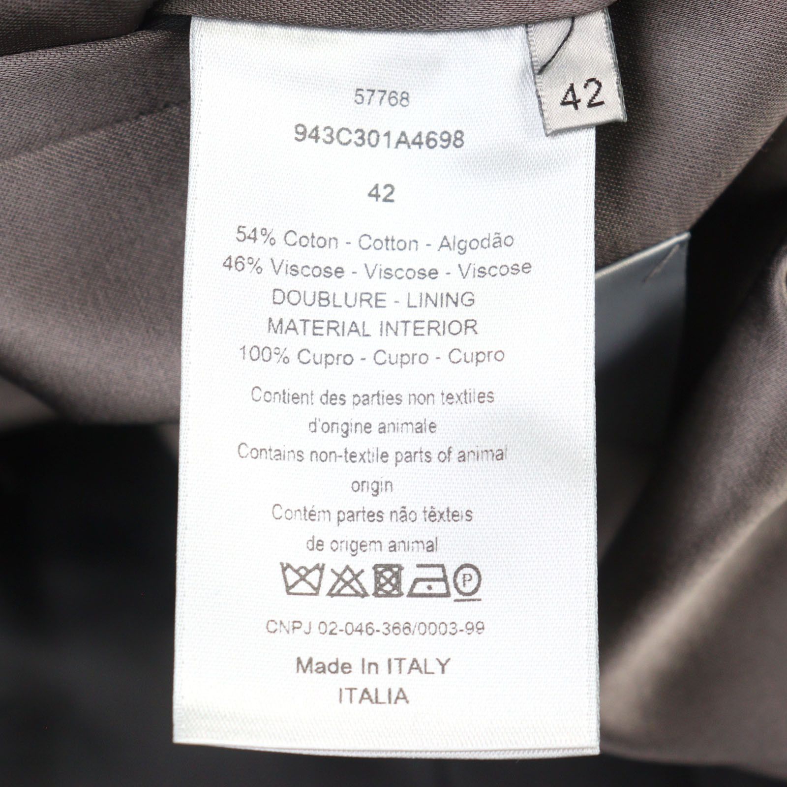Dior Dior Dior Technical cotton satin Trench Coat Cotton Outerwear 943C301A4698 DUTY FREE for USA Size ONE SIZE - 10 Thumbnail