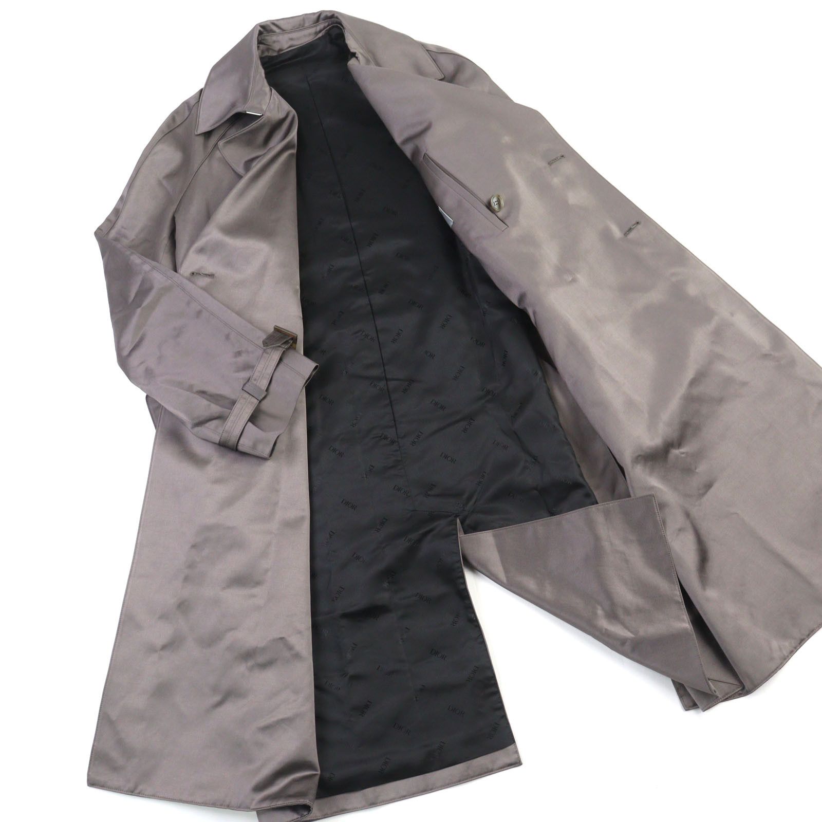 Dior Dior Dior Technical cotton satin Trench Coat Cotton Outerwear 943C301A4698 DUTY FREE for USA Size ONE SIZE - 3 Thumbnail