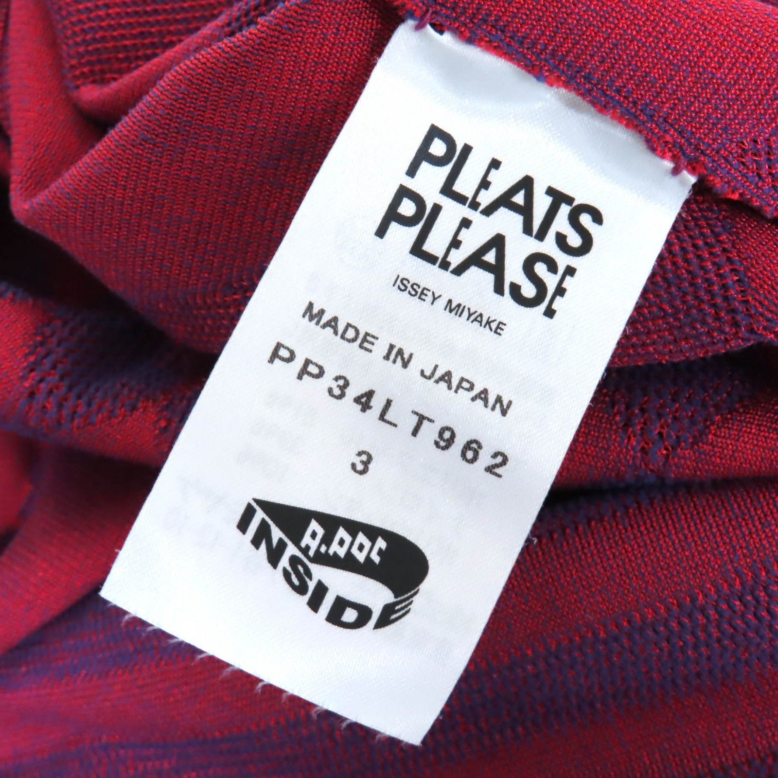 Issey Miyake Issey Miyake PLEATS PLEASE A-POC Allover One Piece Others Tops PP34LT962 DUTY FREE for USA Size ONE SIZE - 5 Thumbnail