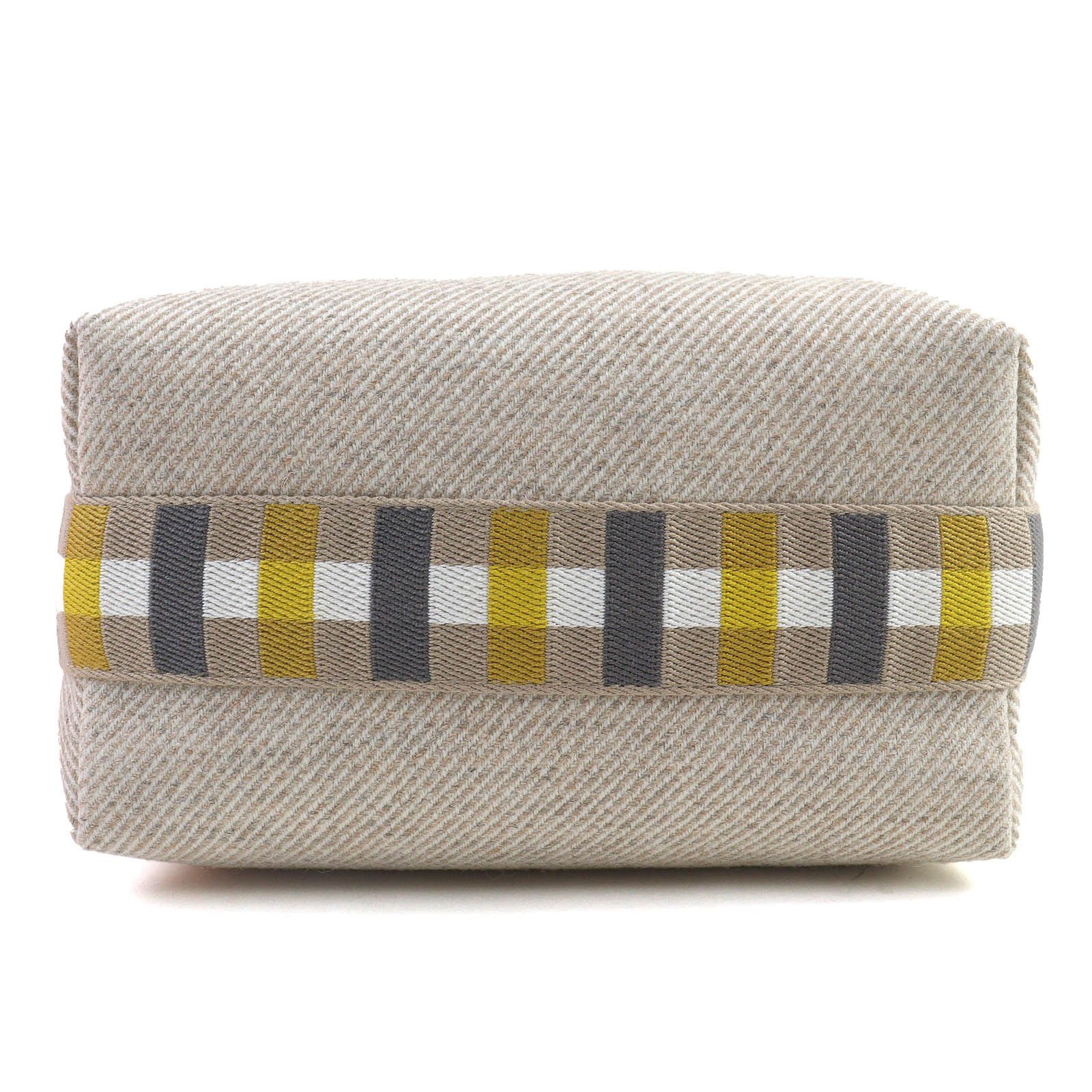 Hermes Hermes Hermes BRIDE A Pouch Wool Pouch Natural Material Vanity Bag DUTY FREE for USA Size ONE SIZE - 6 Thumbnail