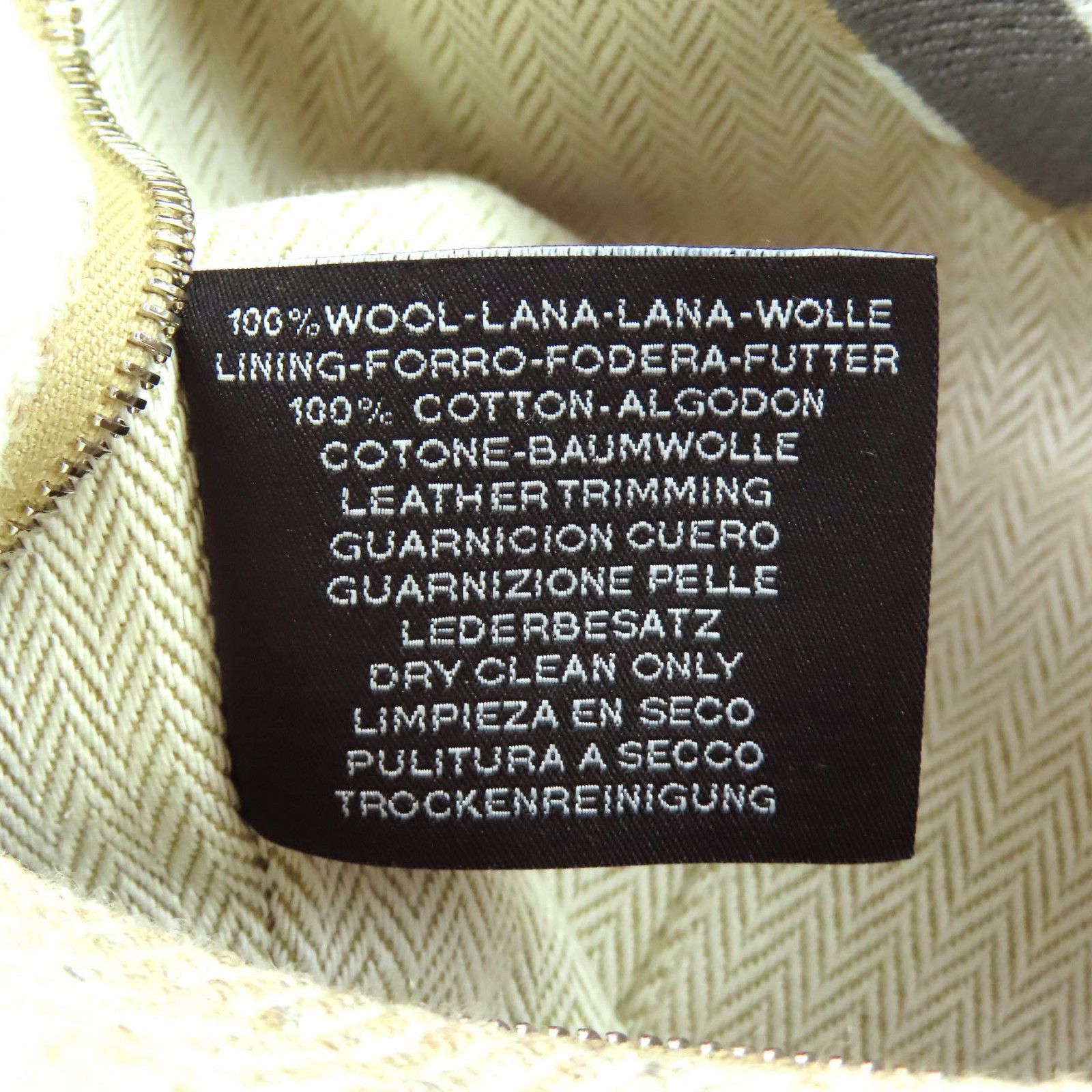 Hermes Hermes Hermes BRIDE A Pouch Wool Pouch Natural Material Vanity Bag DUTY FREE for USA Size ONE SIZE - 13 Thumbnail