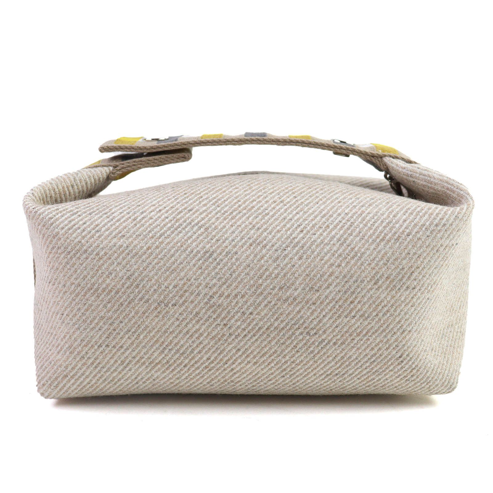 Hermes Hermes Hermes BRIDE A Pouch Wool Pouch Natural Material Vanity Bag DUTY FREE for USA Size ONE SIZE - 3 Thumbnail
