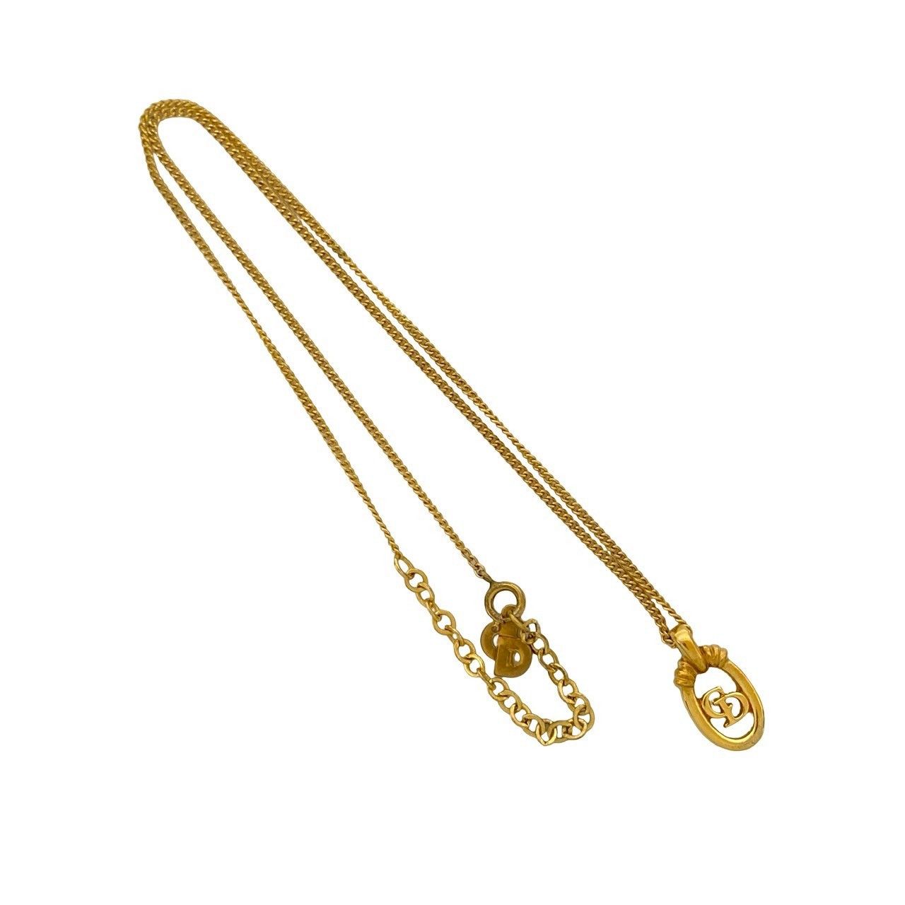 Dior Dior Christian Dior CD Logo 2way Necklace Earrings Set with Case Metal Necklace DUTY FREE for USA Size ONE SIZE - 5 Thumbnail