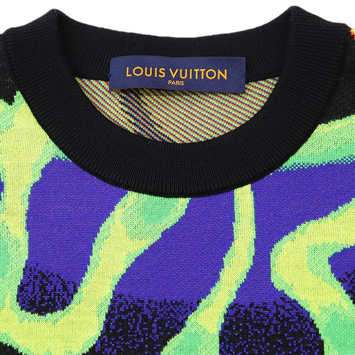 Louis Vuitton Louis Vuitton Louis Vuitton Wool Sweater Cotton Tops DUTY FREE for USA Size ONE SIZE - 2 Thumbnail